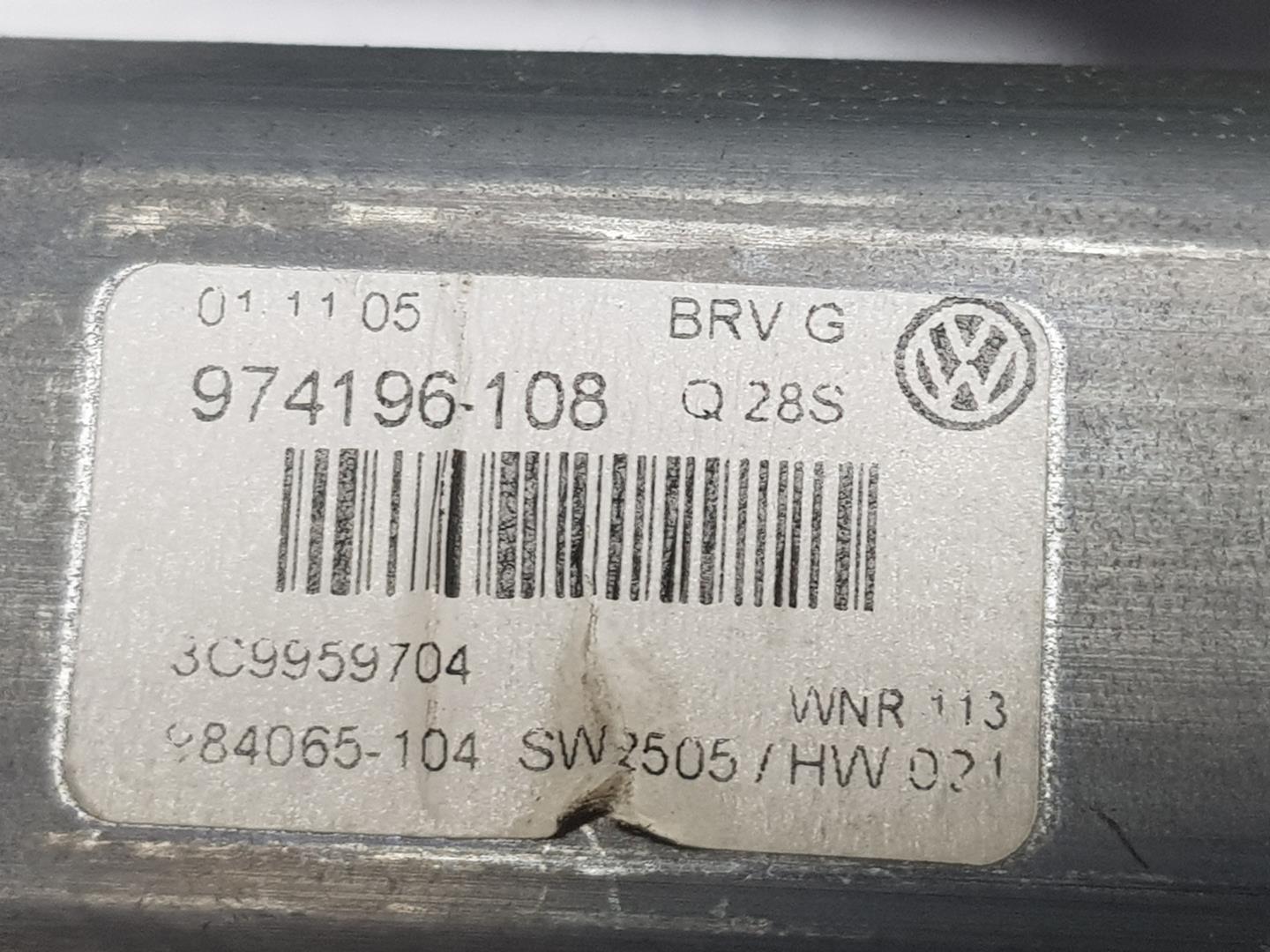 VOLKSWAGEN Passat Variant 1 generation (2010-2024) Motor de control geam ușă  dreapta spate 3C9959704,3C9959704A 21455384