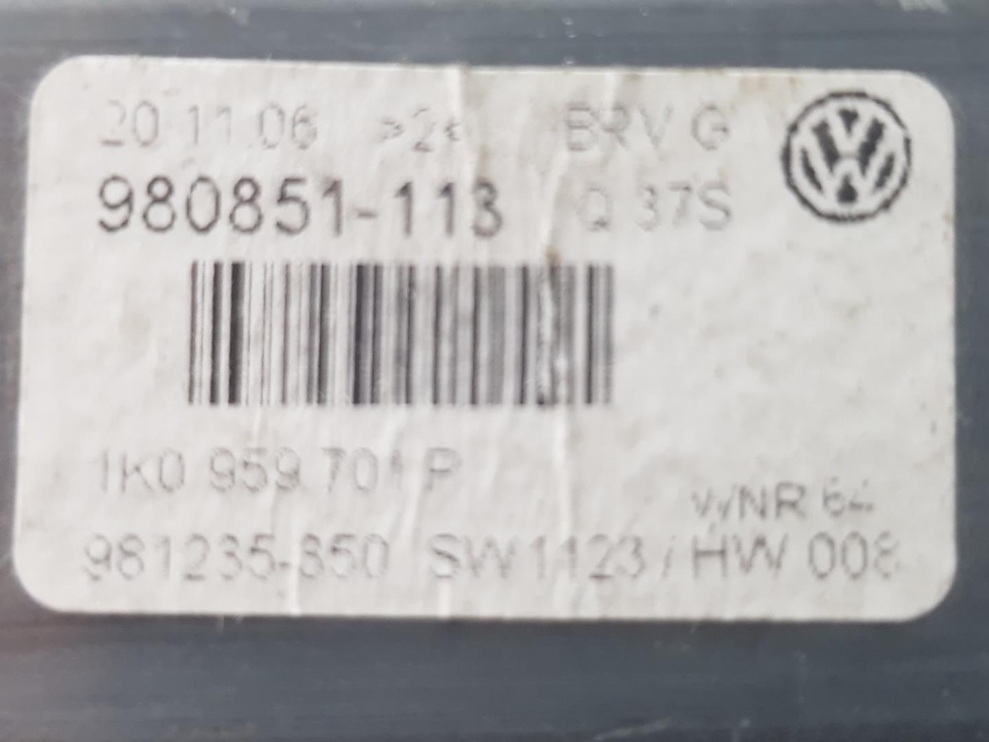 VOLKSWAGEN Passat B6 (2005-2010) Moteur de lève-vitre de porte avant gauche 1K0959701P, 1K0959701AE 24209101