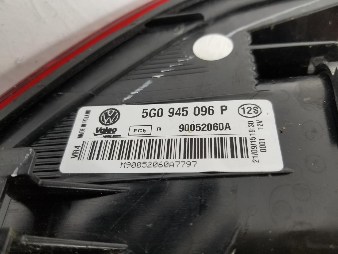 VOLKSWAGEN Variant VII TDI (2014-2024) Права задня фара 5G0945096P,5G0945096P 19841028