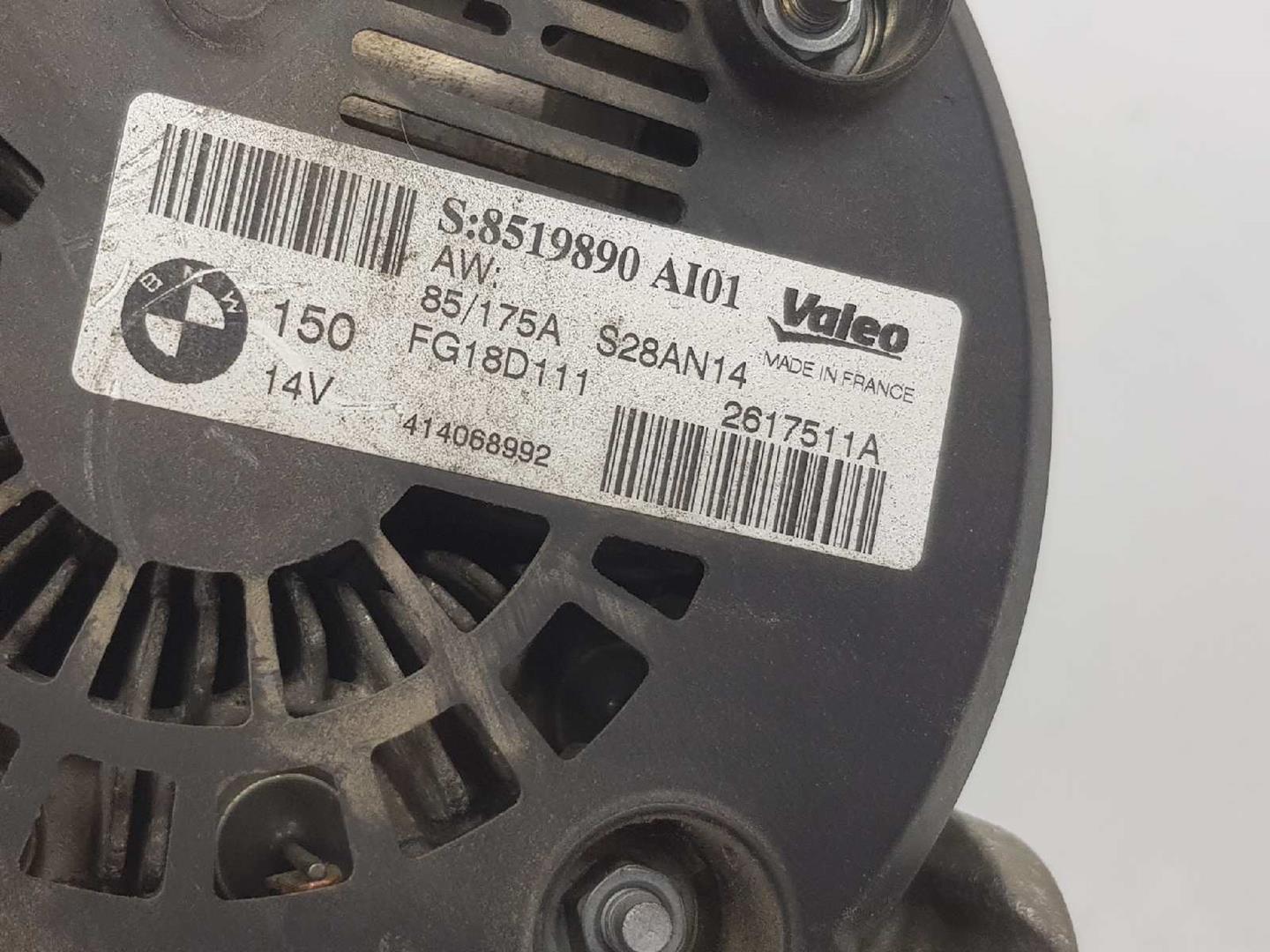 BMW 1 Series F20/F21 (2011-2020) Alternator 12318578609, 8519890AI012617511A, FG18D111 19744664