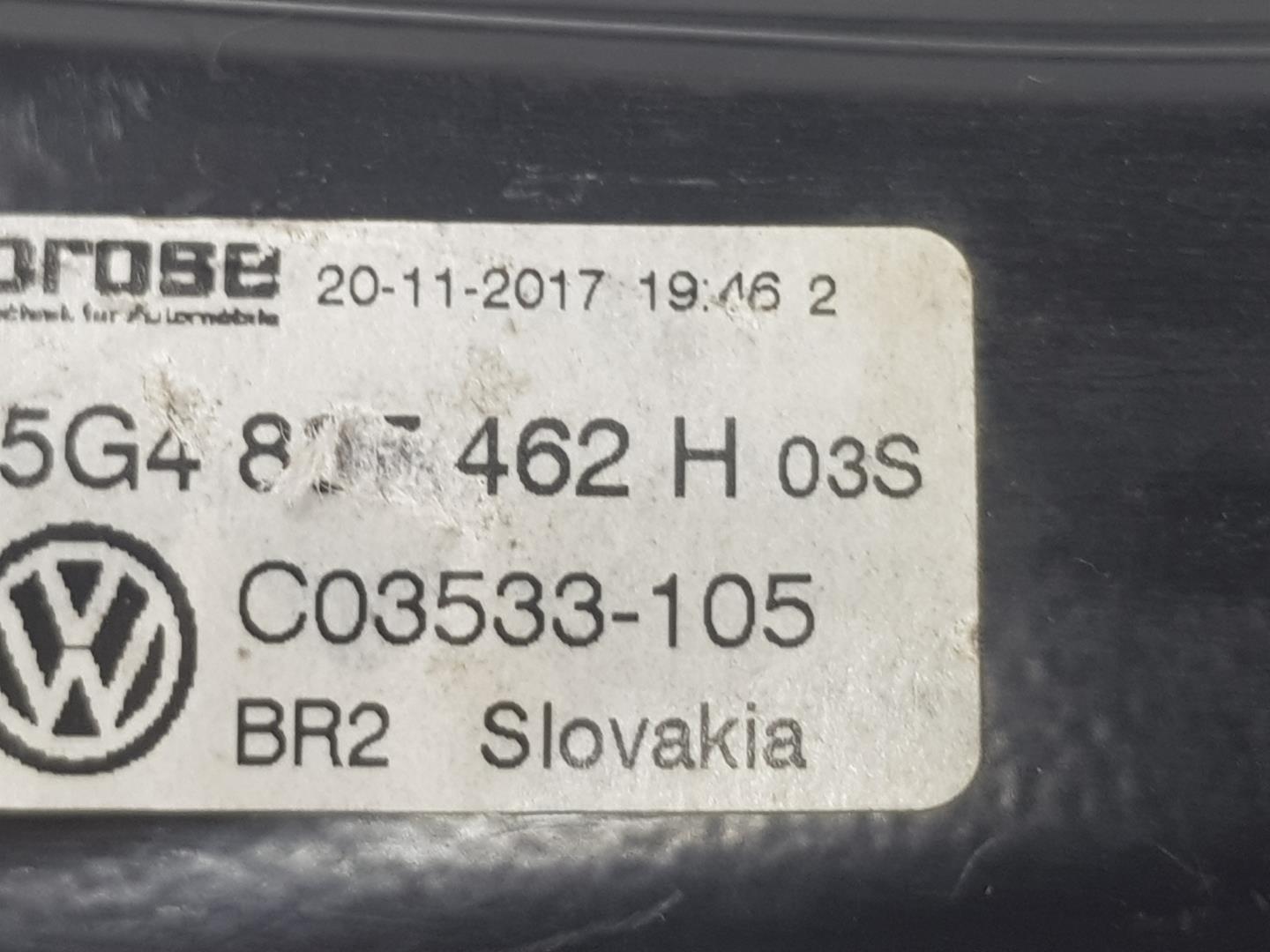 VOLKSWAGEN Golf 7 generation (2012-2024) Priekšējo labo durvju logu pacēlājs 5G4837462H, 5G4837462H 24156805