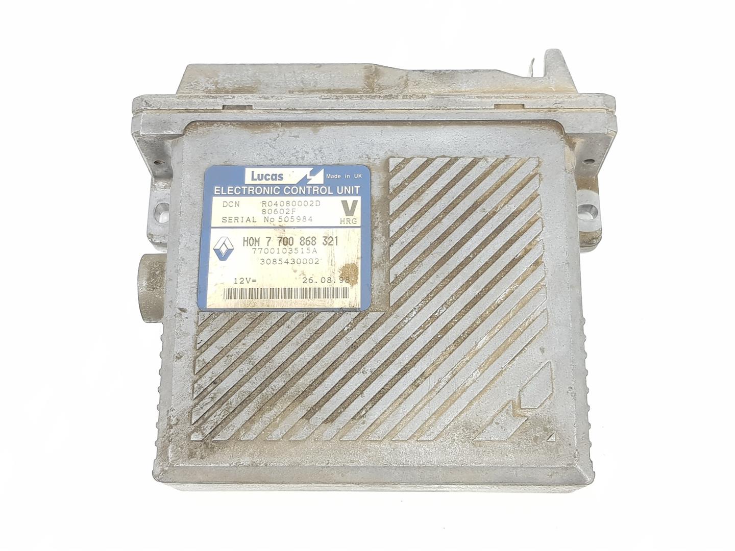 VOLVO S40 1 generation (1996-2004) Engine Control Unit ECU 7700868321,3085430002 27159856