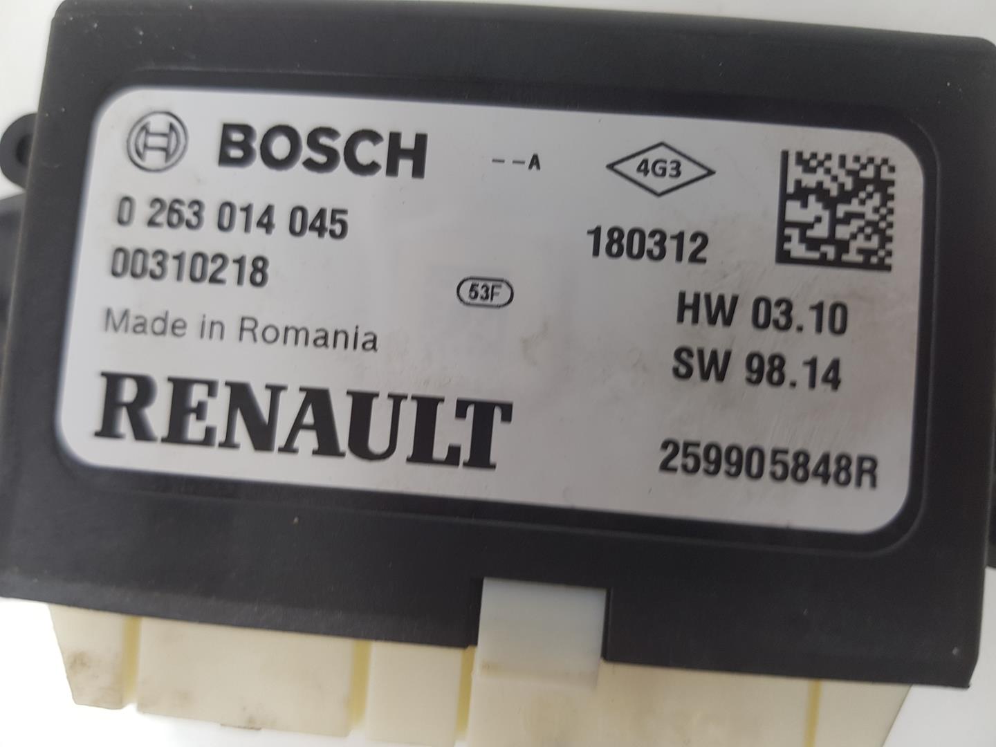 RENAULT Clio 4 generation (2012-2020) Autres unités de contrôle 259905848R, 259905848R 25112462