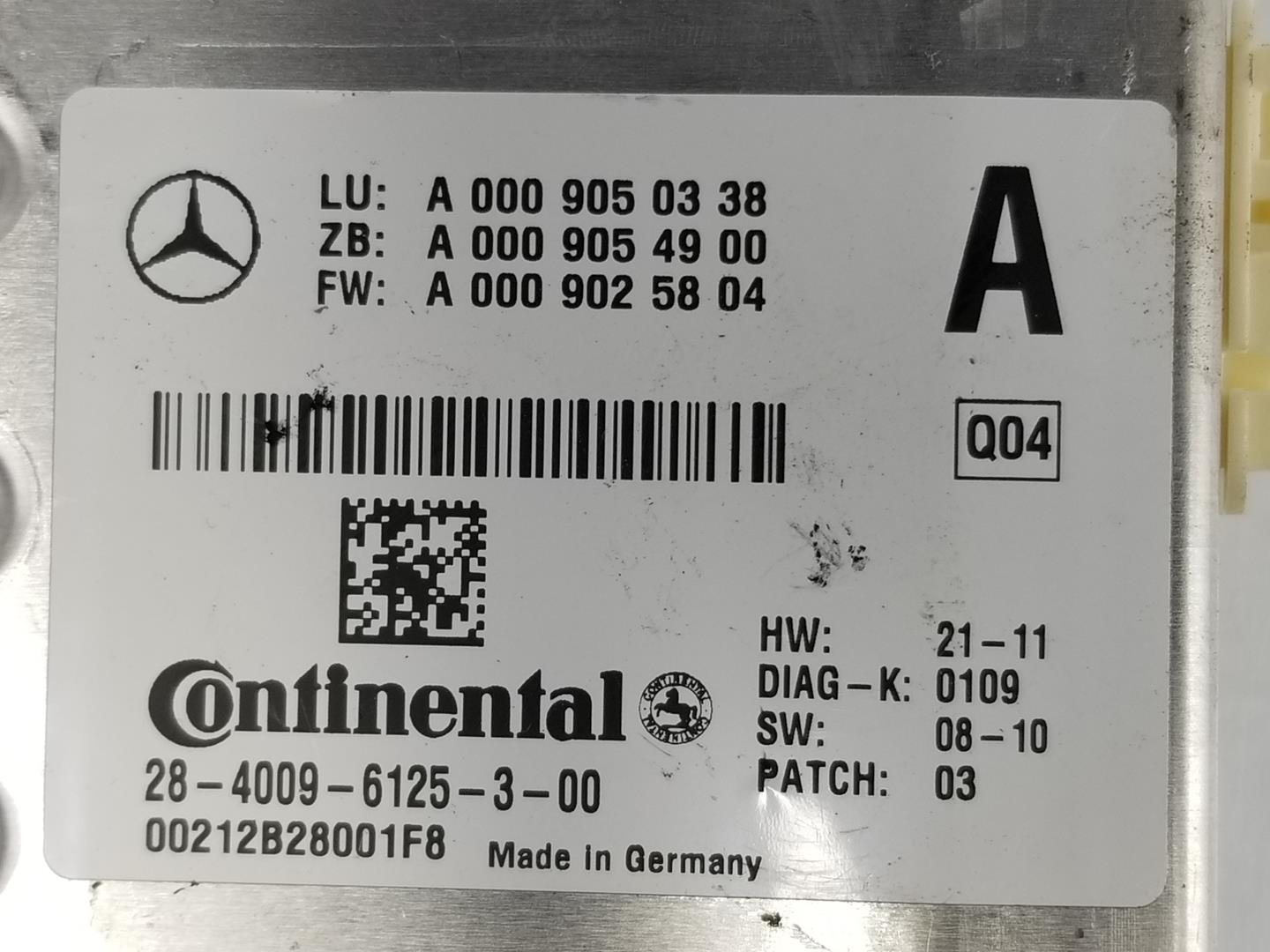 MERCEDES-BENZ C-Class W204/S204/C204 (2004-2015) Камера передняя A0009050338,0009050338 19791980