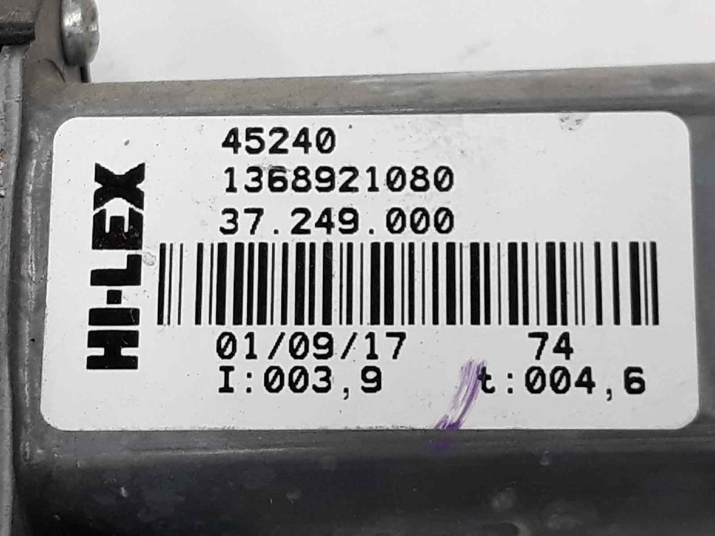 FIAT Ducato 3 generation (2006-2024) Främre höger dörrfönsterhiss 1368921080, 1368921080, 37249000 19681515