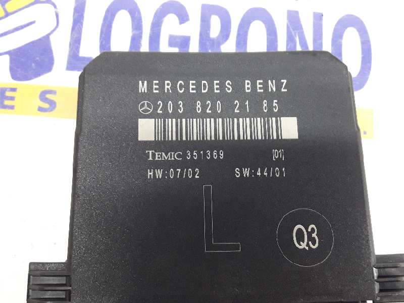 MERCEDES-BENZ C-Class W203/S203/CL203 (2000-2008) Другие блоки управления 2038202185, 351369, 2038202185 19633877