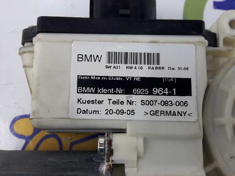 BMW X3 E83 (2003-2010) Front Right Door Window Control Motor 67626925964, 6925964 19608076