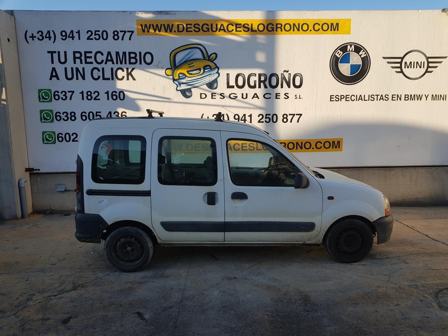 RENAULT Kangoo 1 generation (1998-2009) Priekšējās kreisās durvis 7751471745, 7751471745 19787324