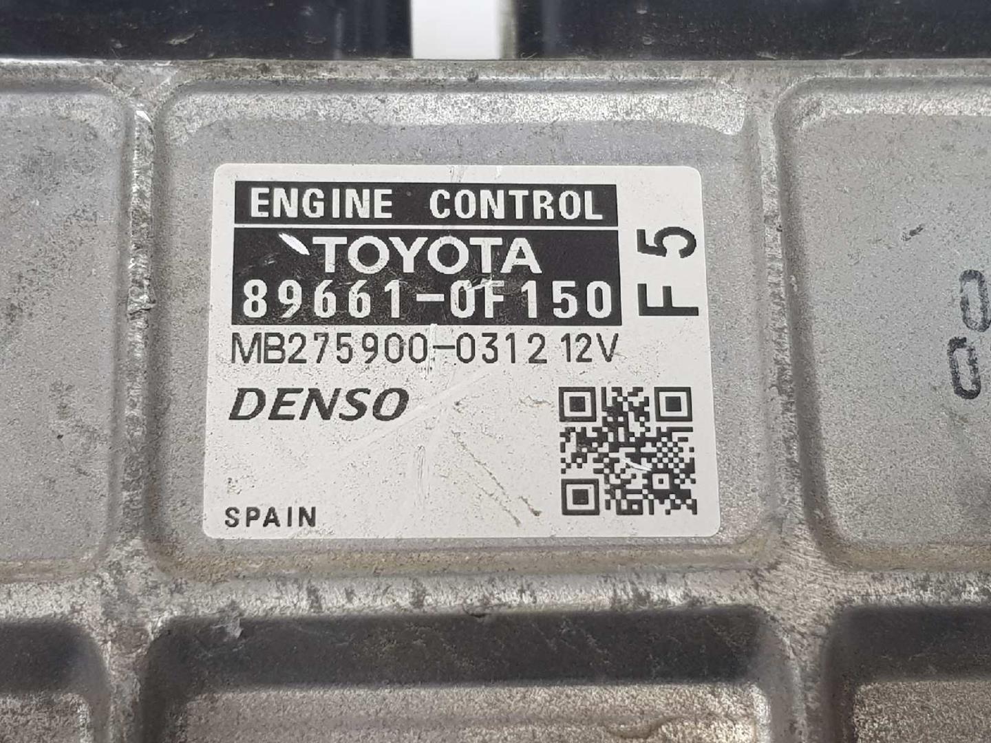 TOYOTA Verso 1 generation (2009-2015) Motora vadības bloks 896610F150, MD2759000312 19752228