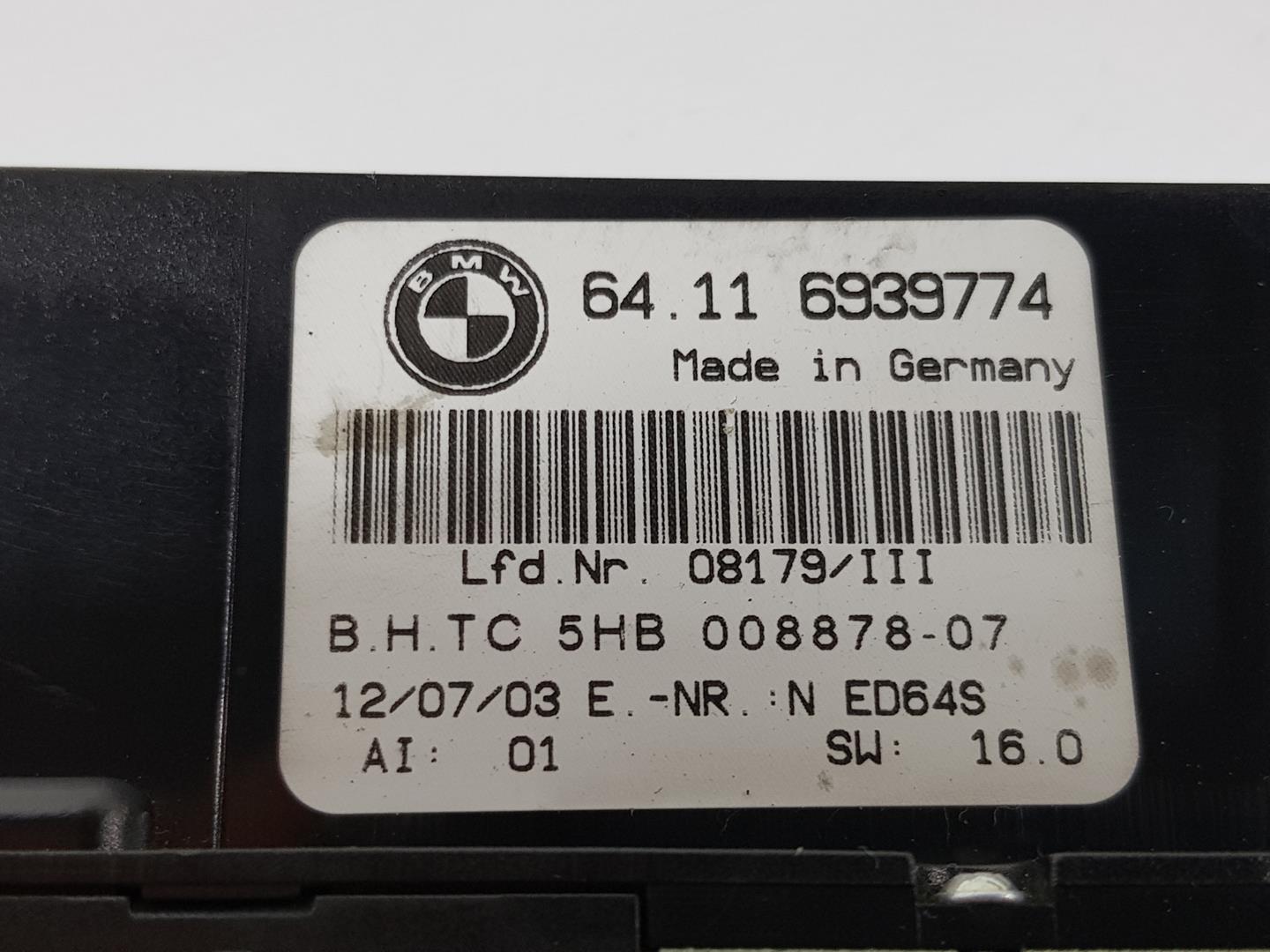 BMW 3 Series E90/E91/E92/E93 (2004-2013) Блок клімат-контролю 64116939774,6939774 26999390