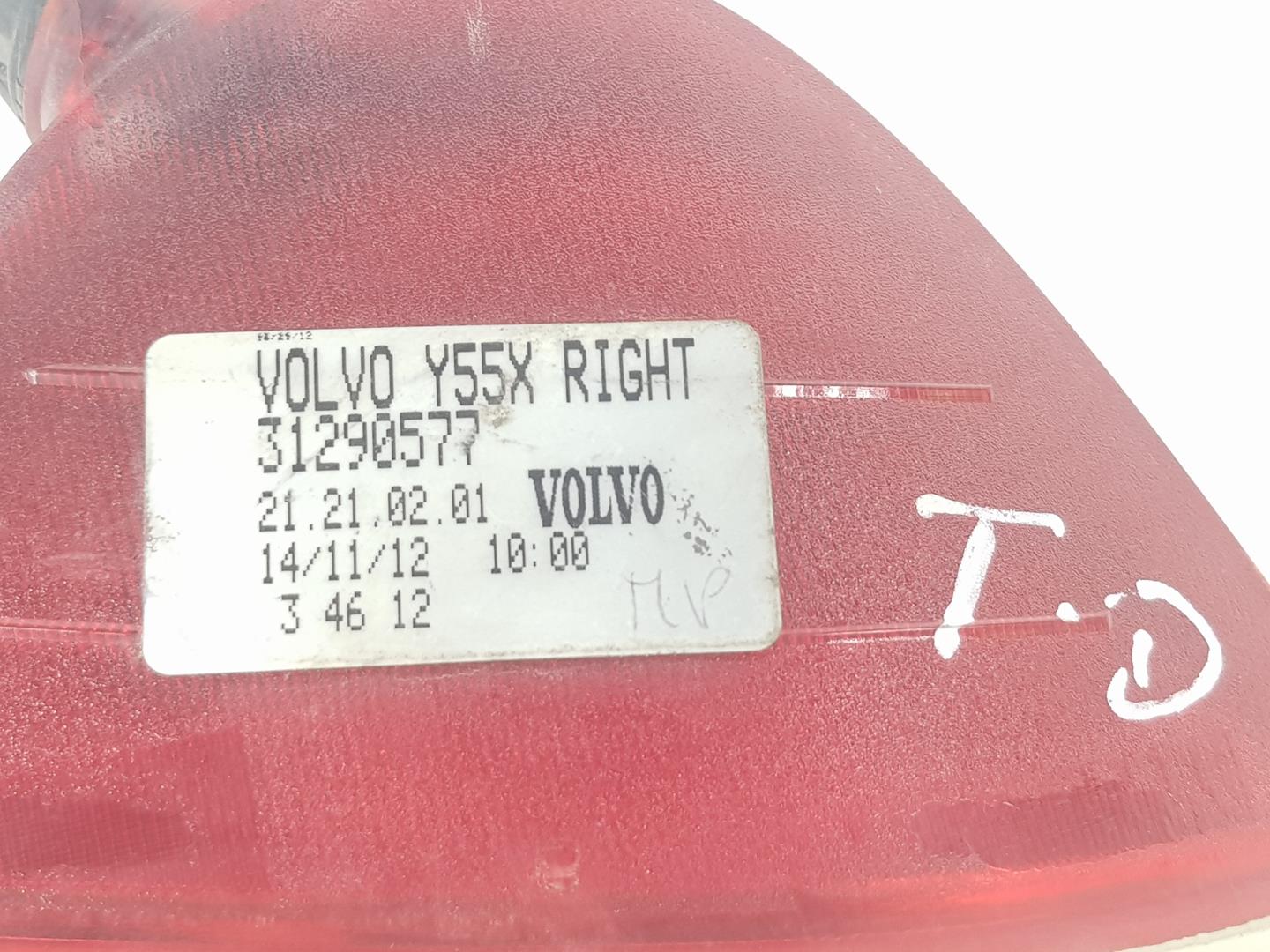 VOLVO V40 2 generation (2012-2020) Galinis dešinys priešrūkinis žibintas 31290577, 31290577 23103635