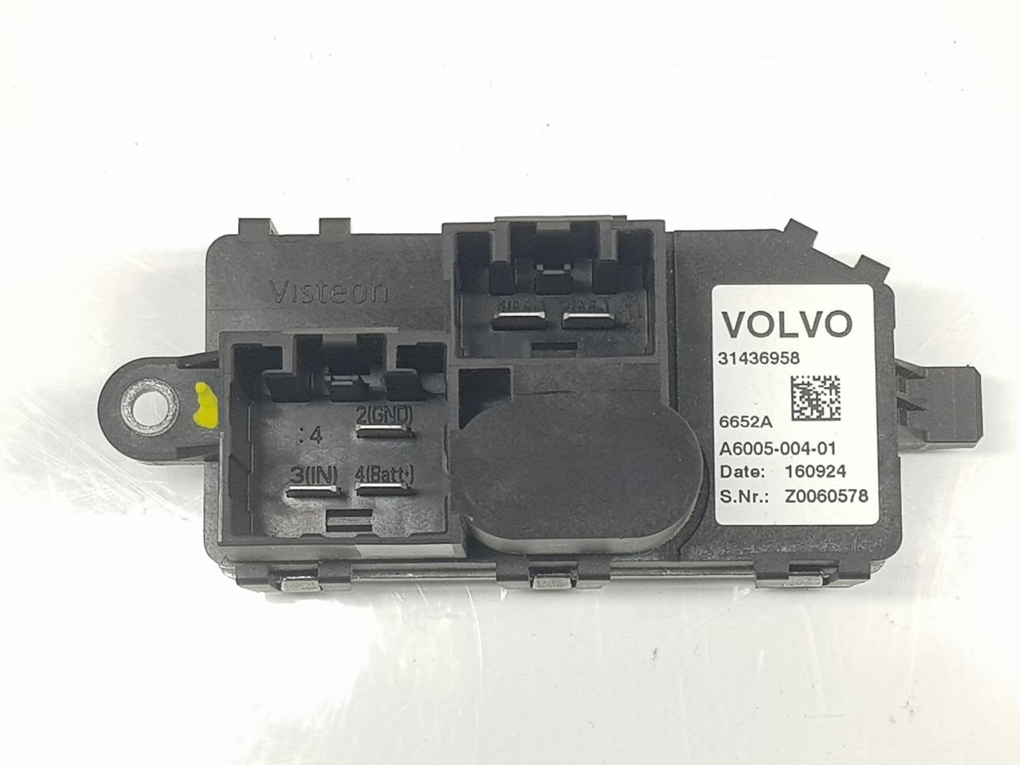 VOLVO V40 2 generation (2012-2020) Innvendig varmemotstand 31436958,31436958 23374047