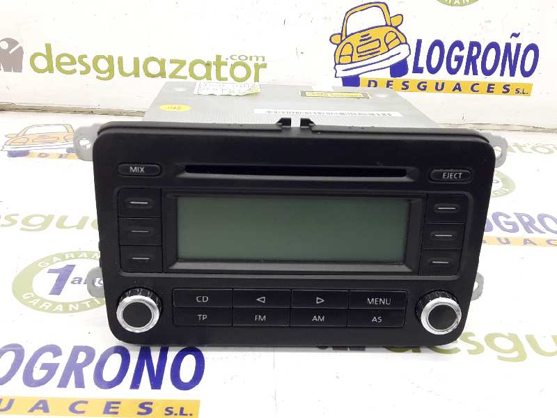 VOLKSWAGEN Golf 5 generation (2003-2009) Music Player Without GPS 1K0035186P, 7643223360, RCD300 19554984