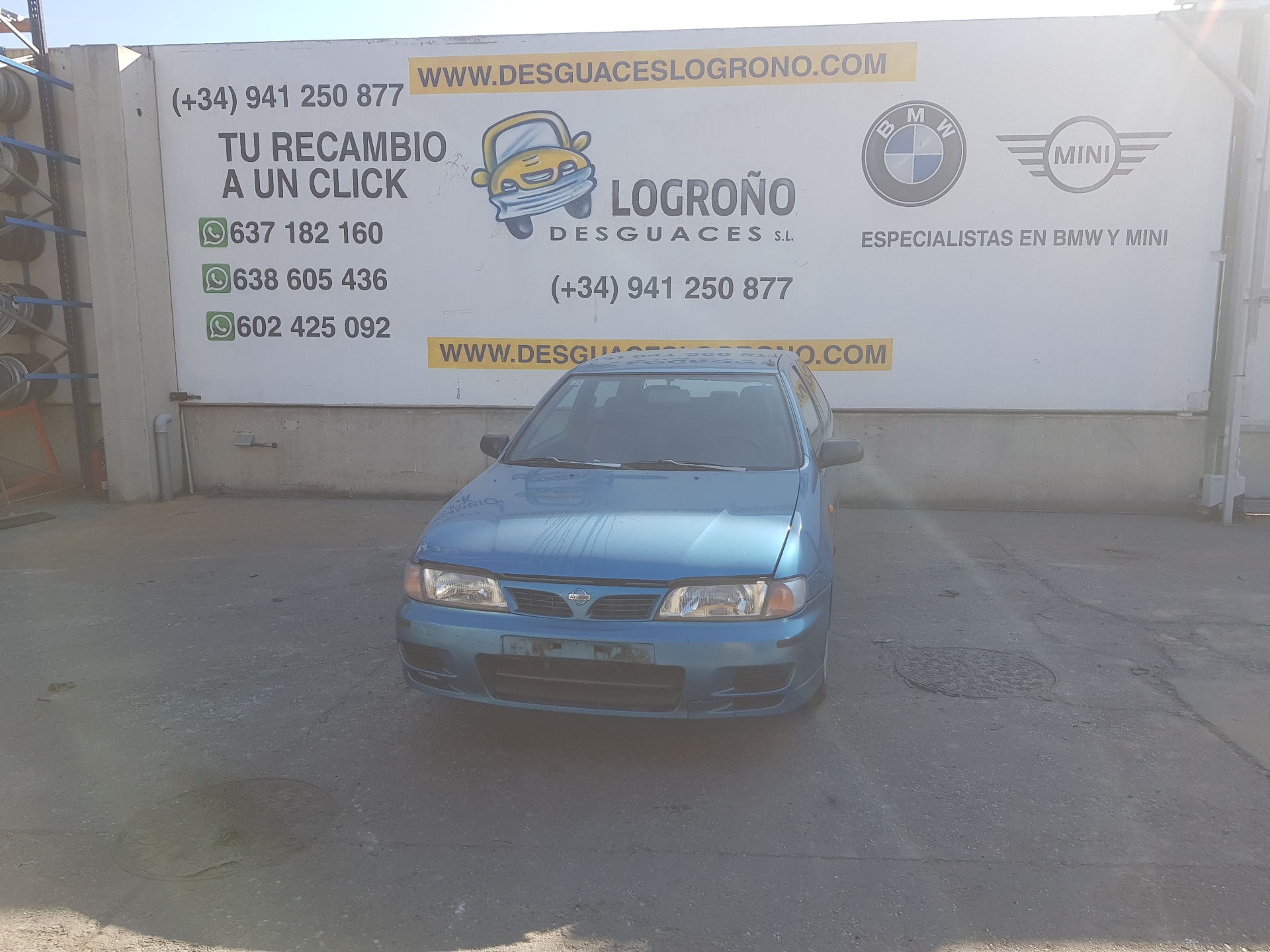 NISSAN Almera N15 (1995-2000) Kapotas 651001N030,651001N030,COLORAZUL 21076232