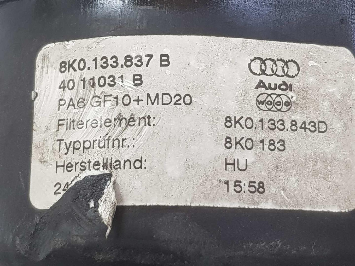 AUDI A5 8T (2007-2016) Other Engine Compartment Parts 8K0133837B, 8K0133837B 19754780