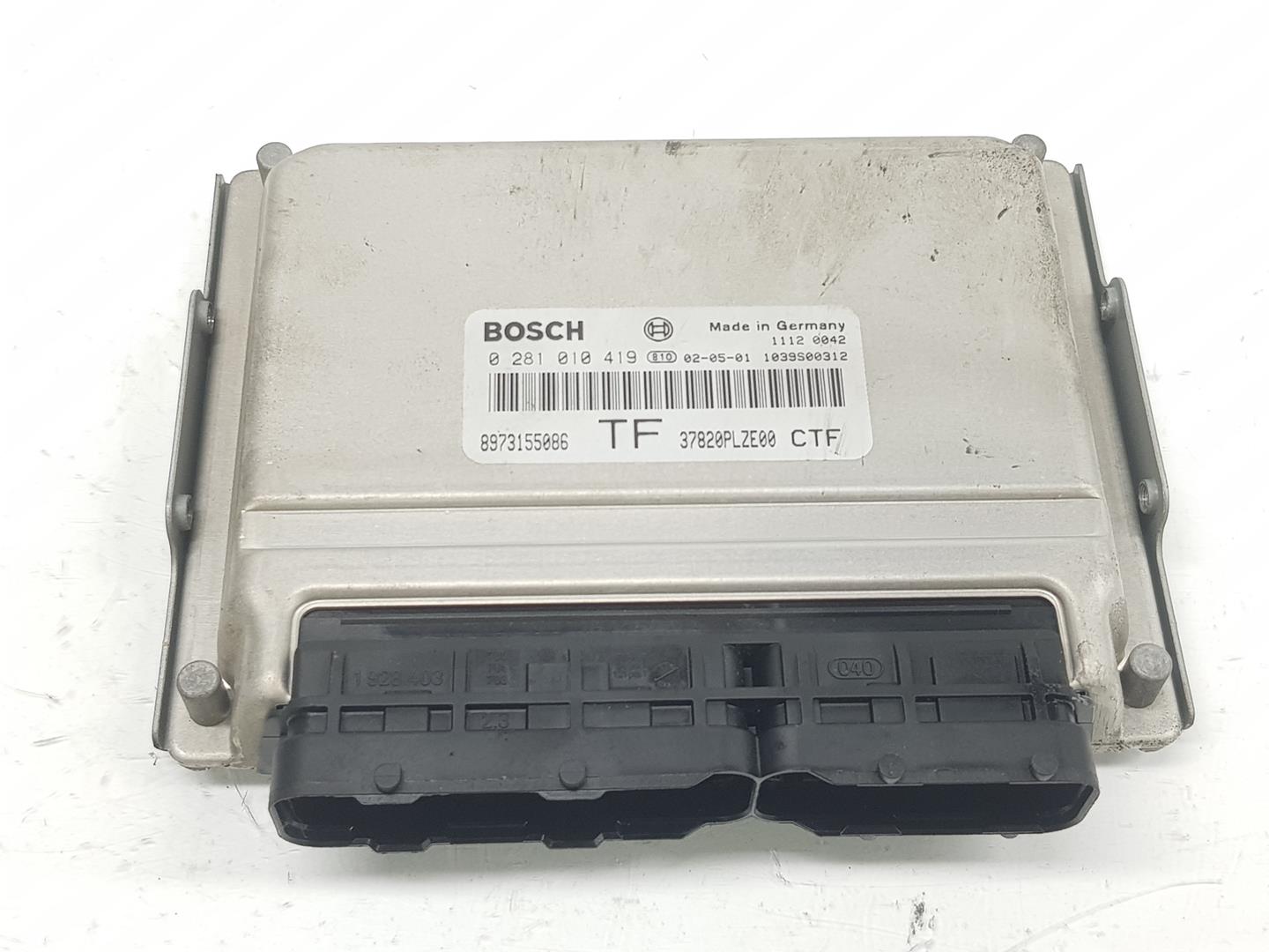 HONDA Civic 7 generation (2000-2005) Блок управления двигателем 8973155086,8973155086 19866680