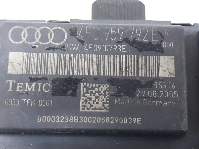 AUDI A6 C6/4F (2004-2011) Muut ohjausyksiköt 4F0959792E,4F0910793E 19584555