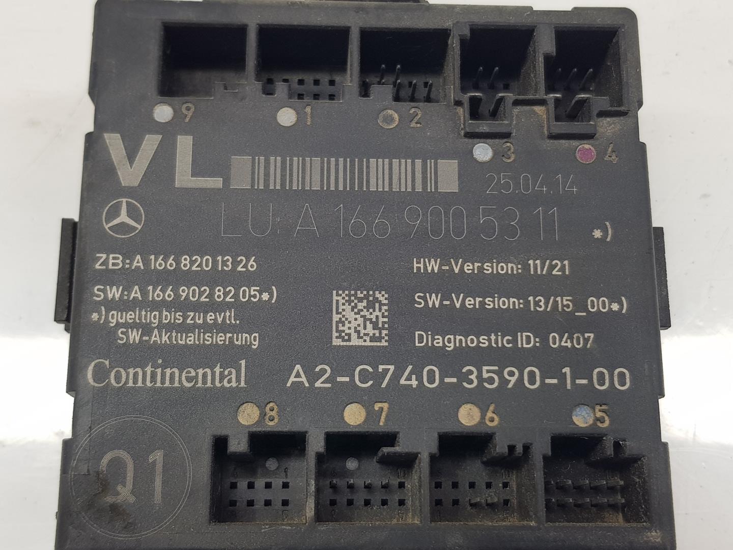 MERCEDES-BENZ A-Class W176 (2012-2018) Другие блоки управления A1669005311, A1669005311 24870790