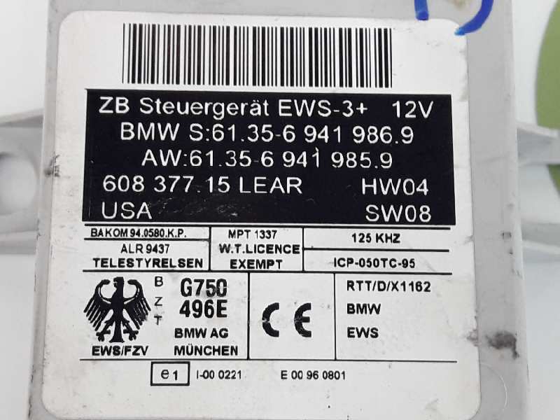 BMW X5 E53 (1999-2006) Immobiliser control unit 61356941986,60837715,61359145097 19641918