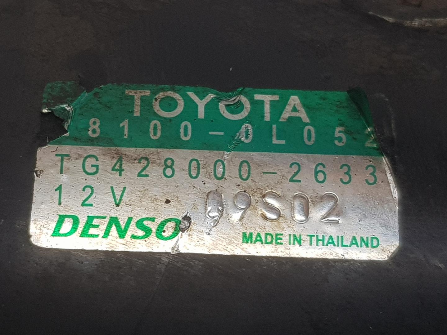 TOYOTA Hilux 7 generation (2005-2015) Starteris 281000L052,281000L052 24226565