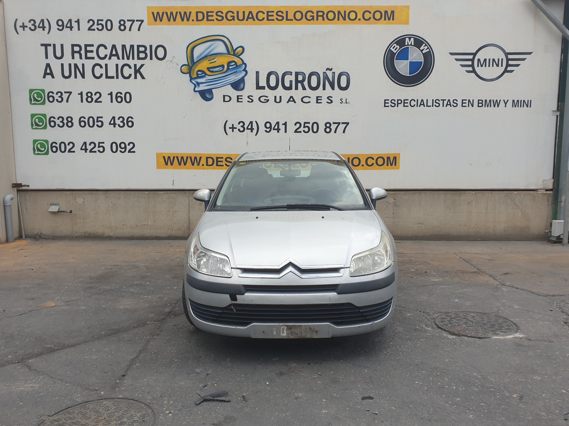 CITROËN C4 1 generation (2004-2011) Front Left Door 9002W0,9002W0,COLORGRISPLATA 19881876