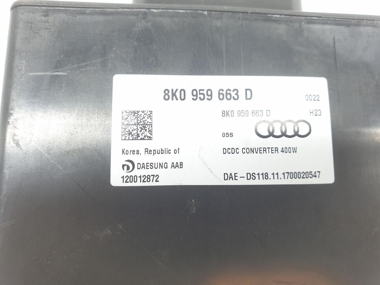 AUDI A7 C7/4G (2010-2020) Другие блоки управления 8X0959663D,8X0959663D 19822664