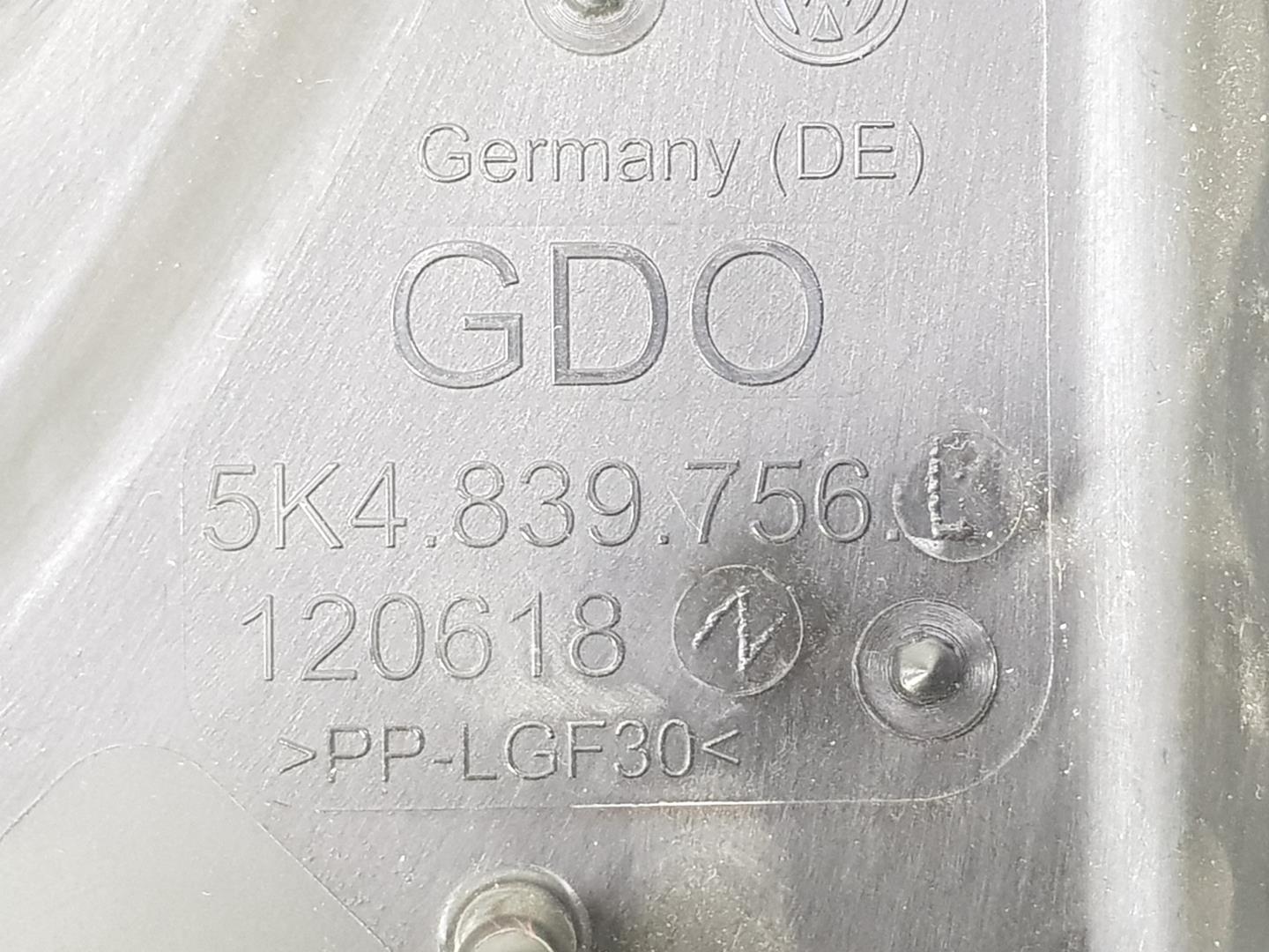 VOLKSWAGEN Golf 6 generation (2008-2015) Bakre høyre dør vindusregulator 5K4839462,5K4839462 19658356