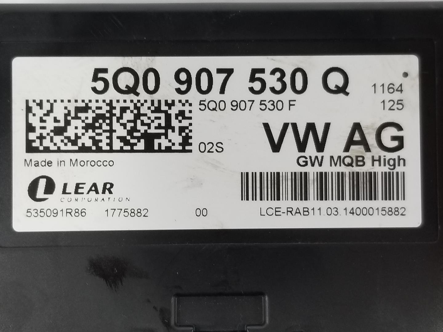 SEAT Leon 3 generation (2012-2020) Other Control Units 5Q0907530Q, 5Q0907530Q 19885373