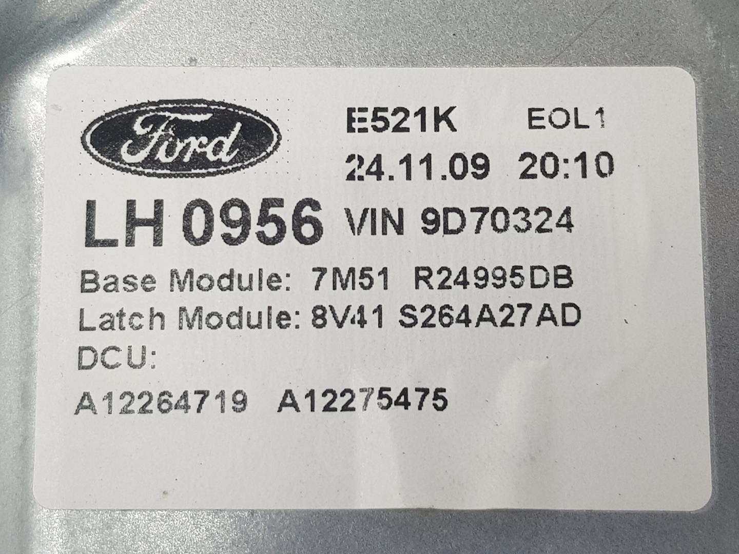 FORD Kuga 2 generation (2013-2020) Galinių kairių durų stiklo pakelėjas 1738647,3M51R27001DA 19655244