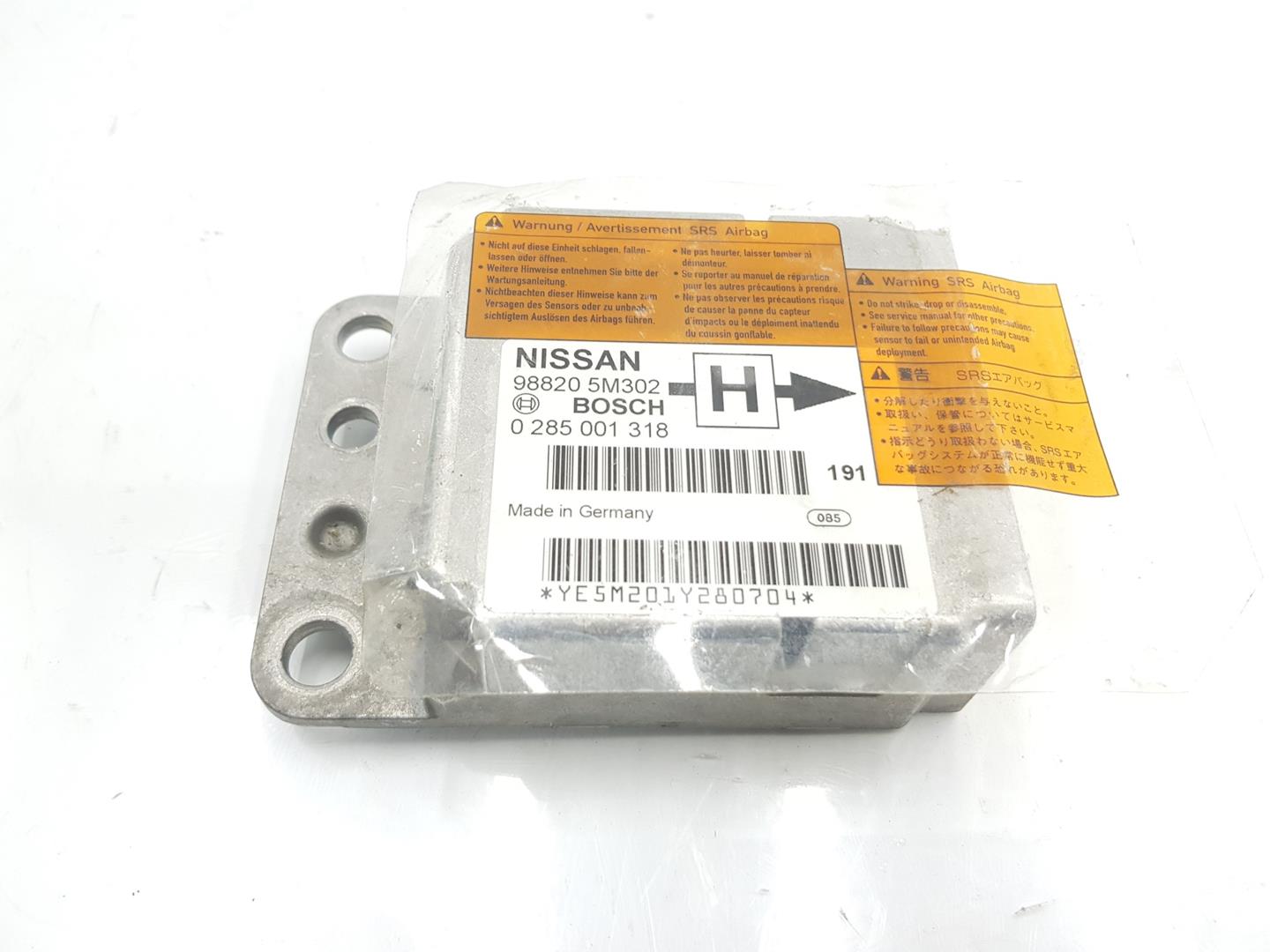 NISSAN Almera N16 (2000-2006) Блок SRS 988205M302,988205M302,0285001318 19911201