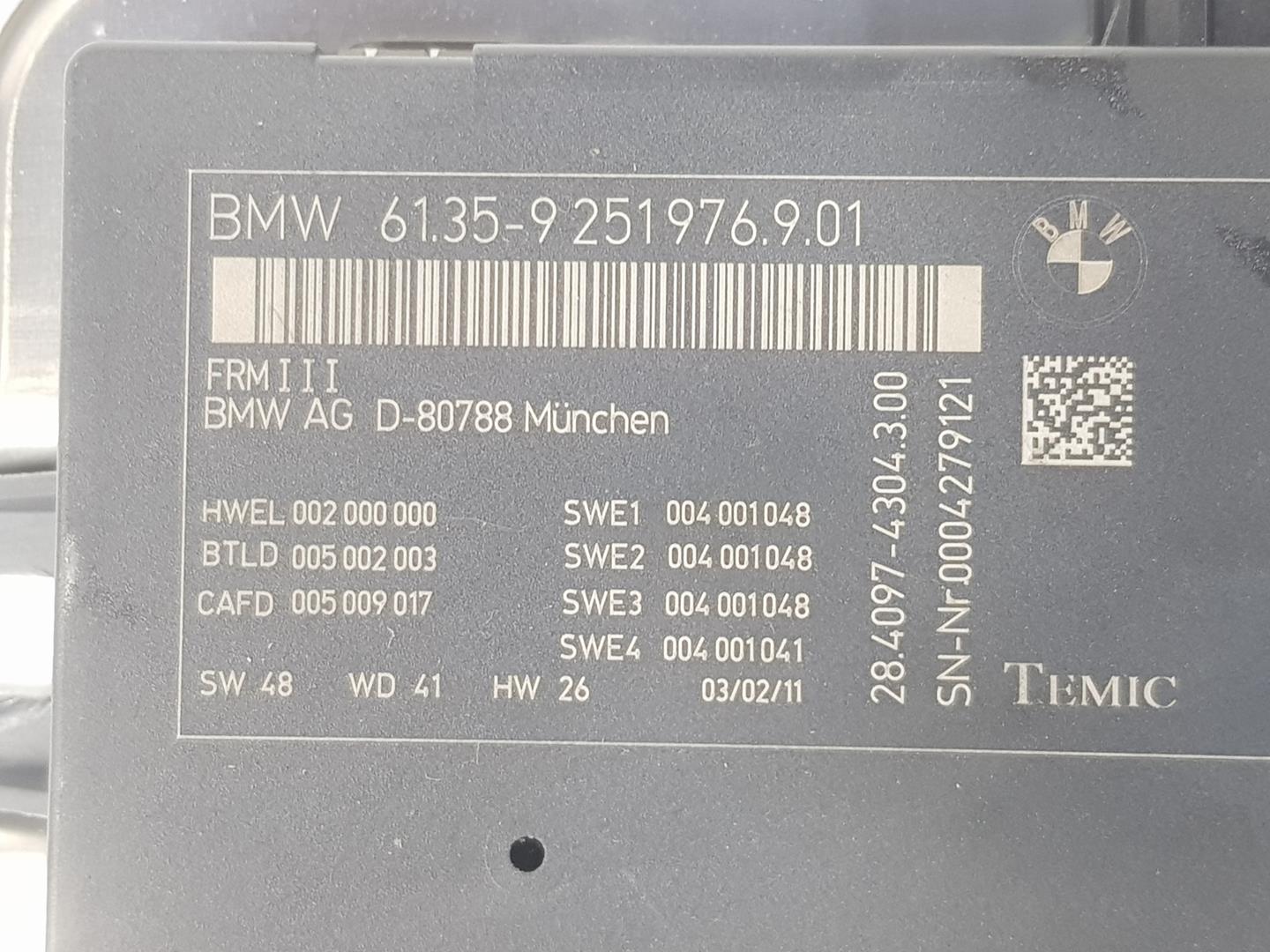 BMW 7 Series F01/F02 (2008-2015) Fényszóró-vezérlőegység 613592519769, 92519769 24857294