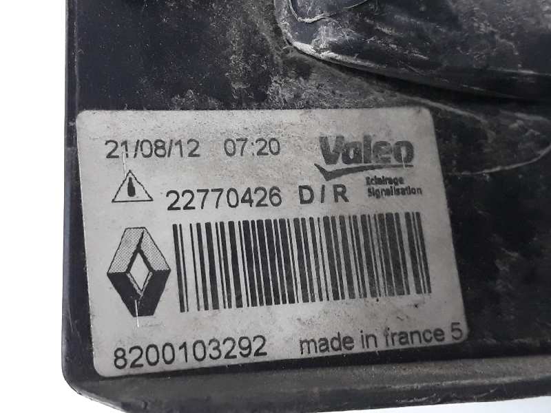 RENAULT Kangoo 1 generation (1998-2009) Feu arrière droit 7700308714 19622488