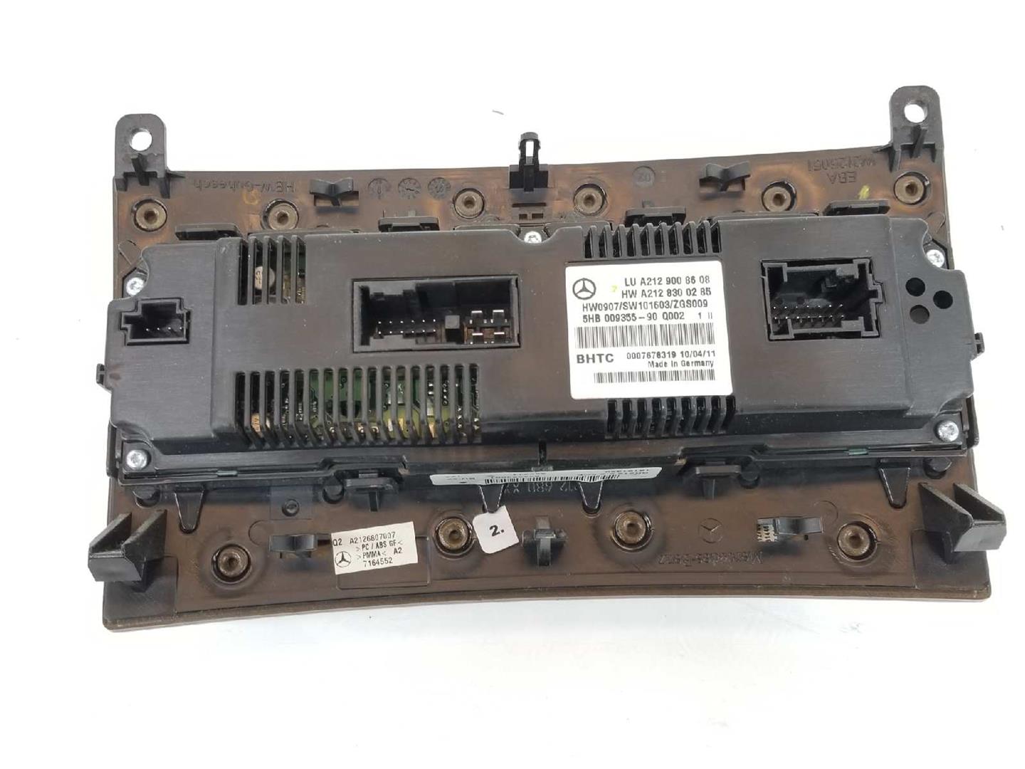 MERCEDES-BENZ E-Class W212/S212/C207/A207 (2009-2016) Climate  Control Unit A2129008608,A2129008608 19727295