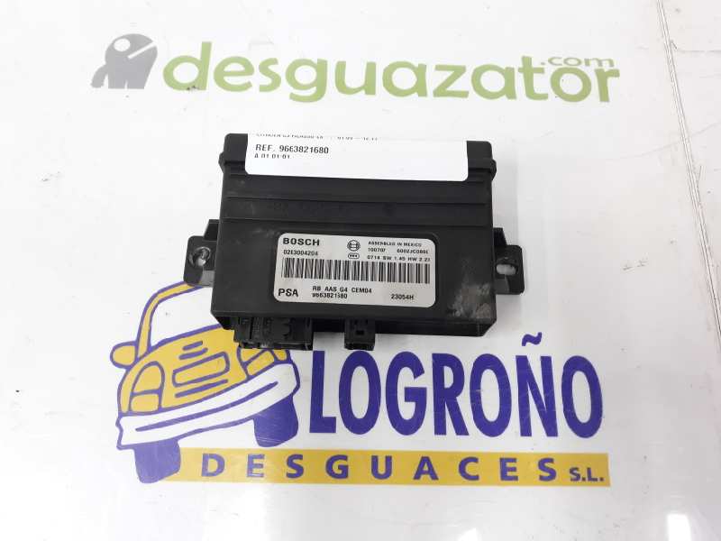 CITROËN C3 Picasso 1 generation (2008-2016) PDC Parking Distance Control Unit 9663821680, 0263001204 19628505