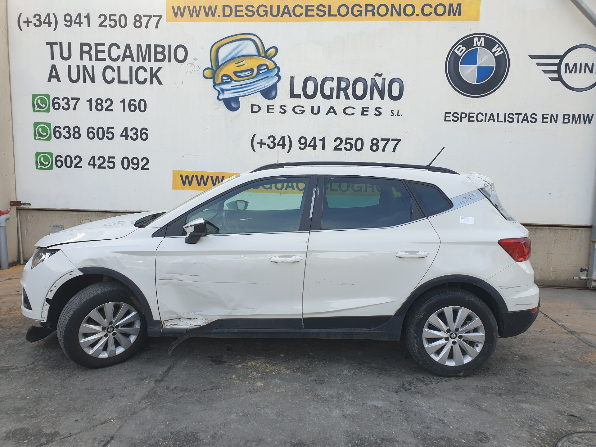 SEAT Arona 1 generation (2017-2024) Vänster bakdörr Fönsterkontrollmotor 0130822695,5Q0959811D 24245604