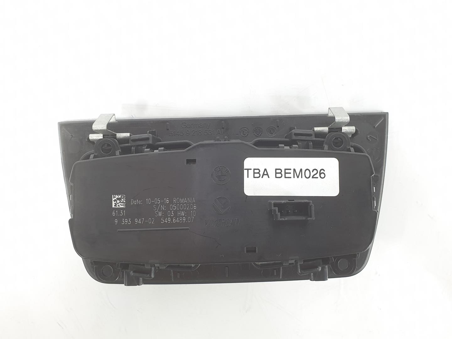 BMW 3 Series F30/F31 (2011-2020) Headlight Switch Control Unit 61319393947, 61316847512 19754748