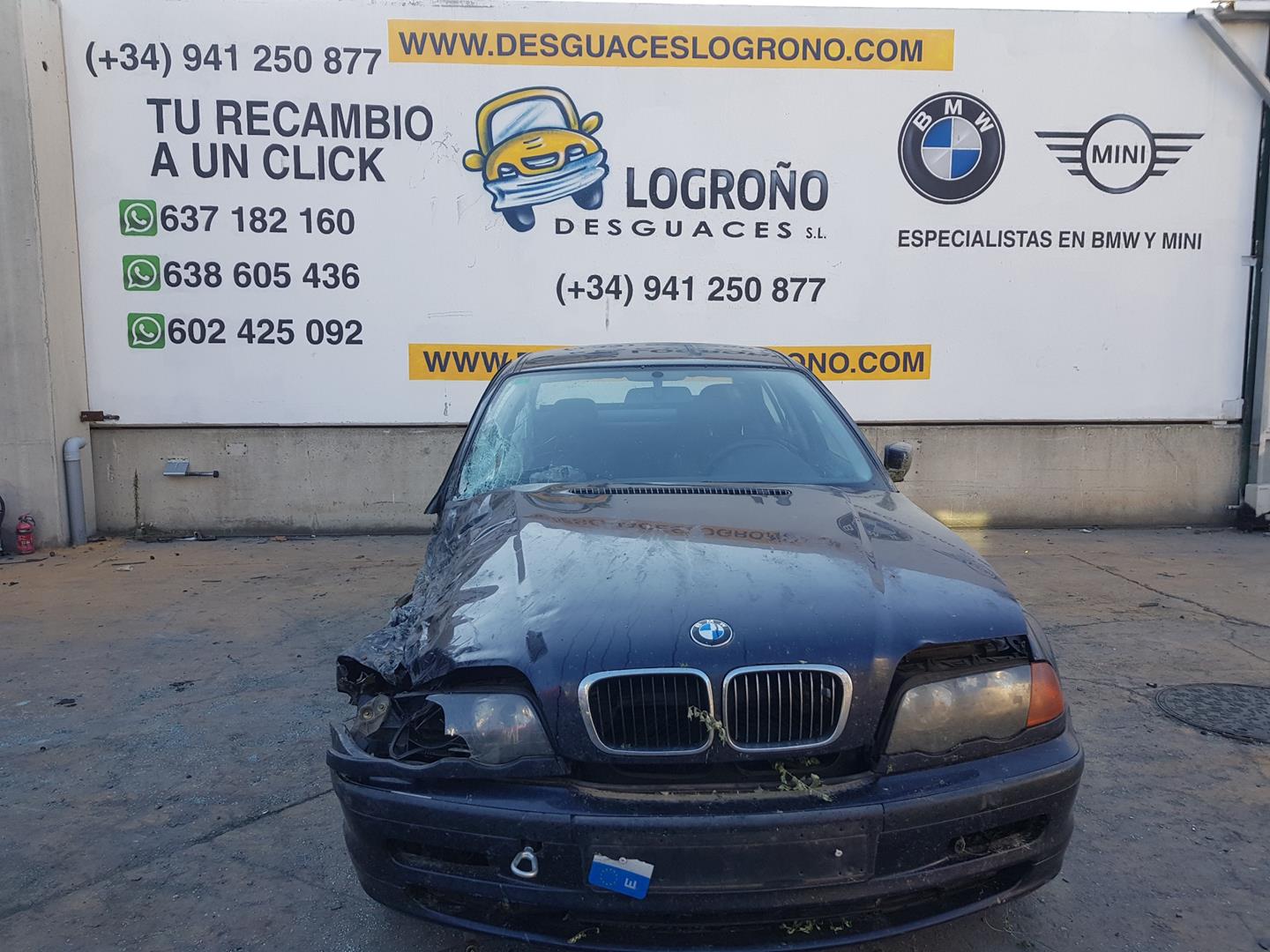 BMW 3 Series E46 (1997-2006) Зеркало передней левой двери 51168245125, 51168245125, AZUL317 19773151