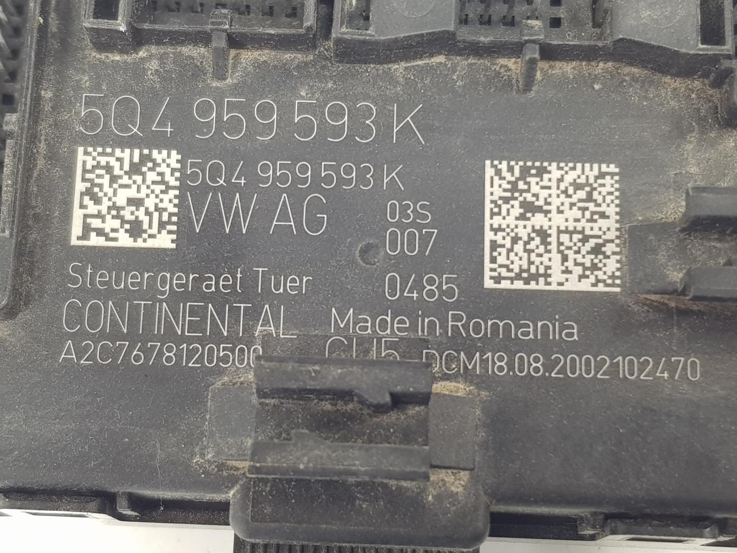 AUDI A1 GB (2018-2024) Другие блоки управления 5Q4959593K, 5Q4959593K 24837262