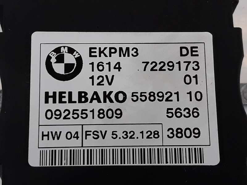 BMW 1 Series E81/E82/E87/E88 (2004-2013) Kuro siurblio valdymo blokas(EKPS) 16147229173, 55892110, 16147407513 19648034