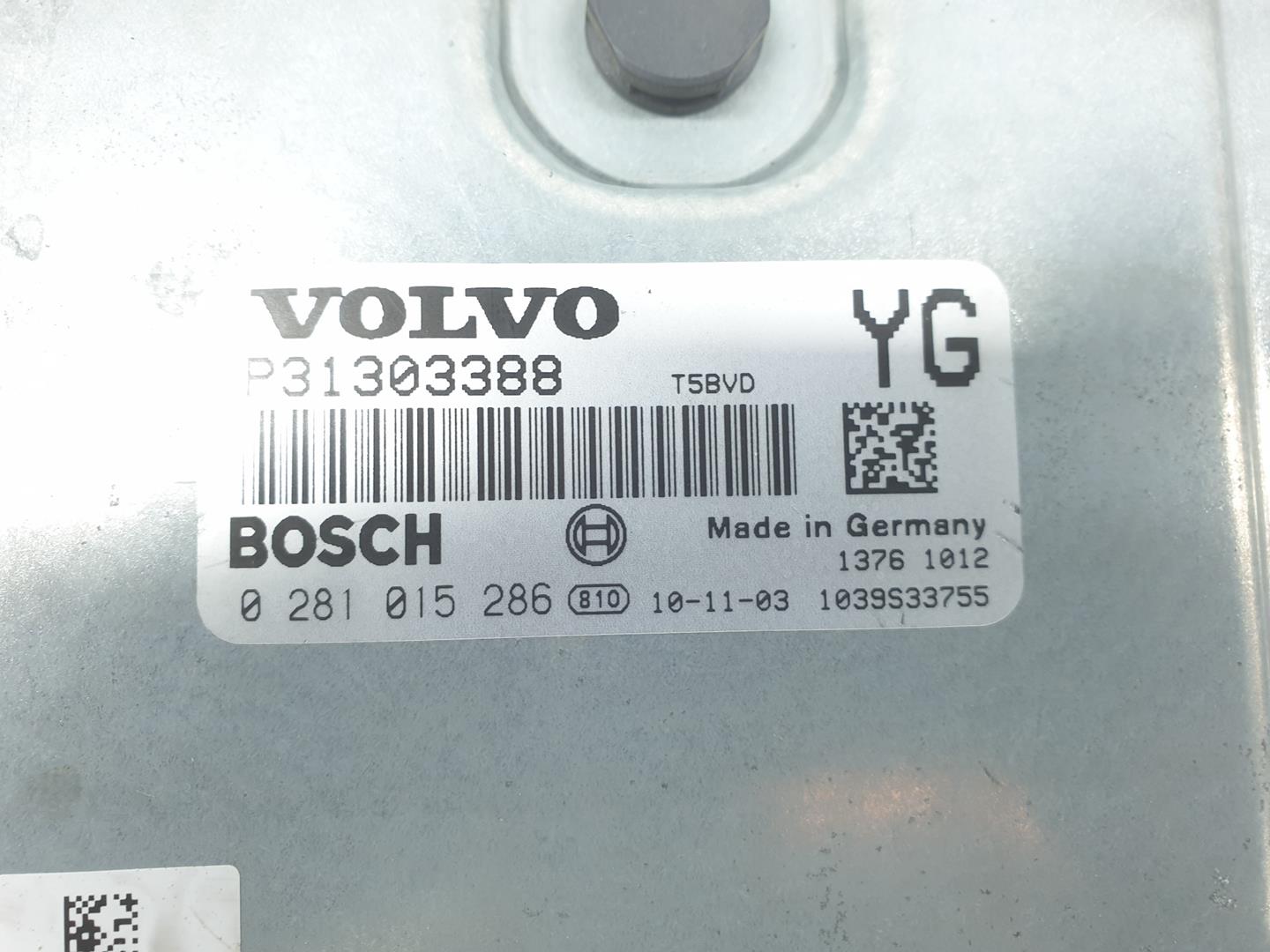 VOLVO XC60 1 generation (2008-2017) Calculateur d'unité de commande du moteur 31303388, 0281015286 19815816