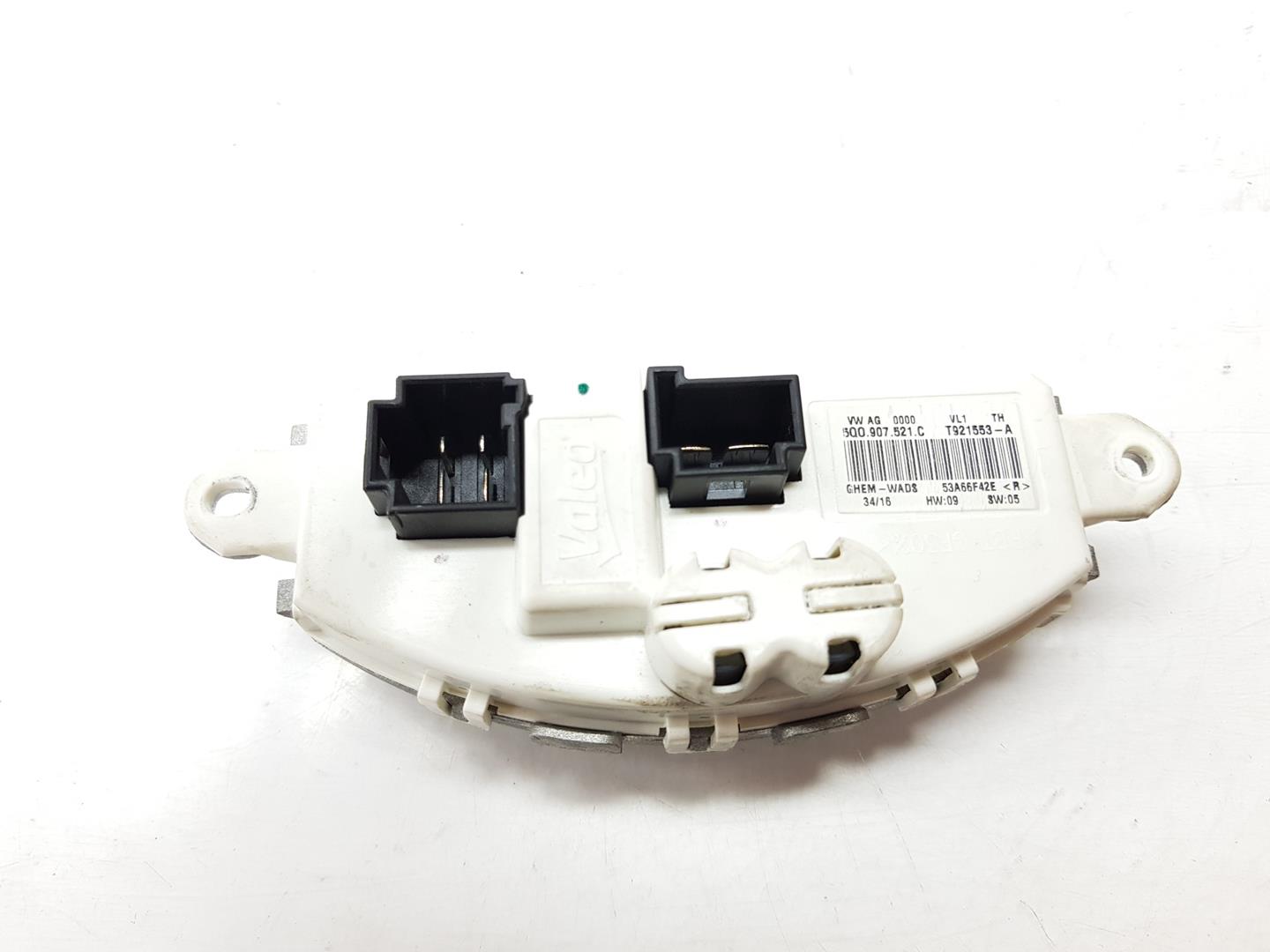 VOLKSWAGEN Touran 3 generation (2015-2023) Interior Heater Resistor 5Q0907521C, 5Q0907521C 24206548