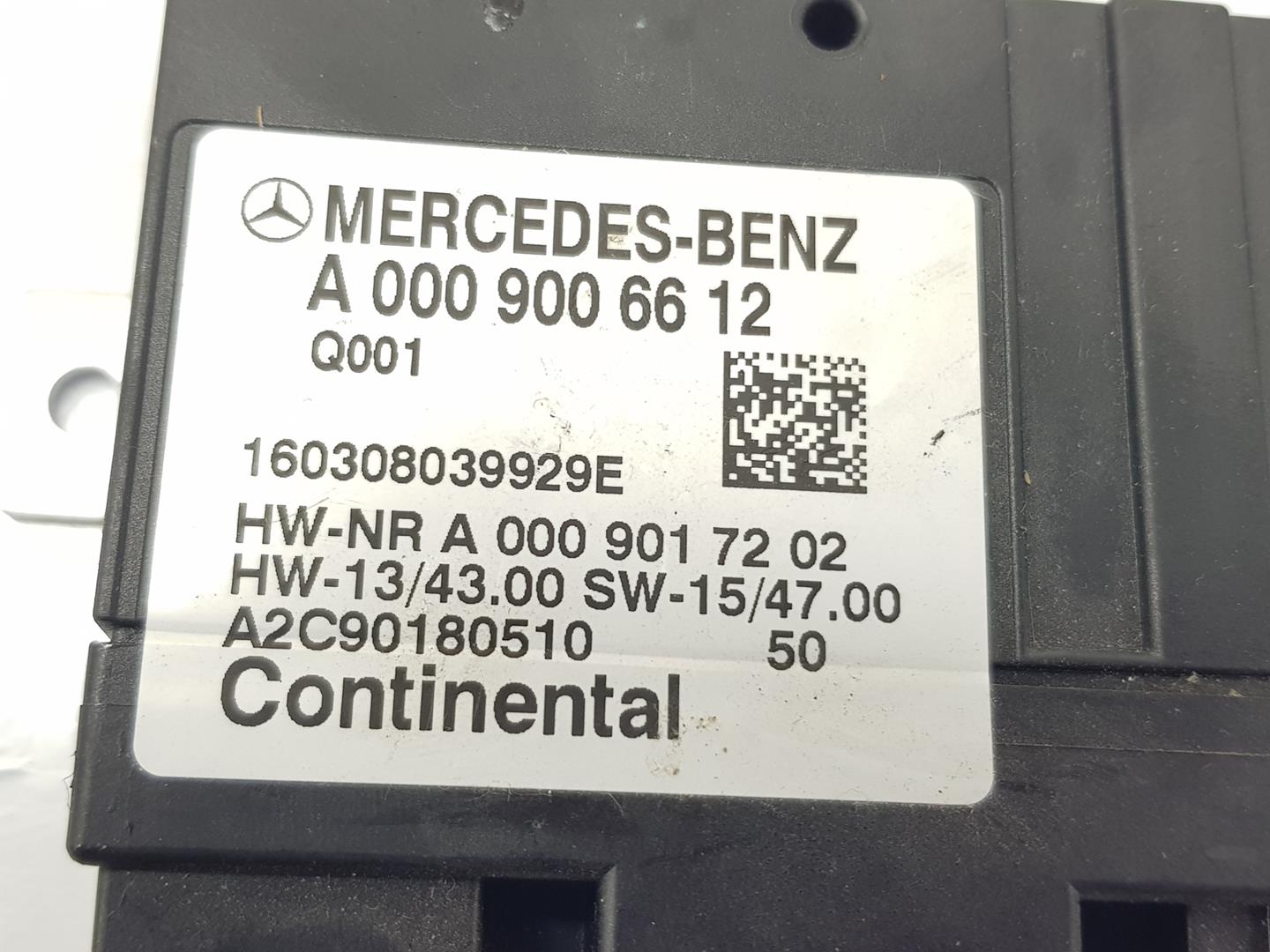 MERCEDES-BENZ C-Class W205/S205/C205 (2014-2023) Другие блоки управления A0009006612,A0009006612 19886702