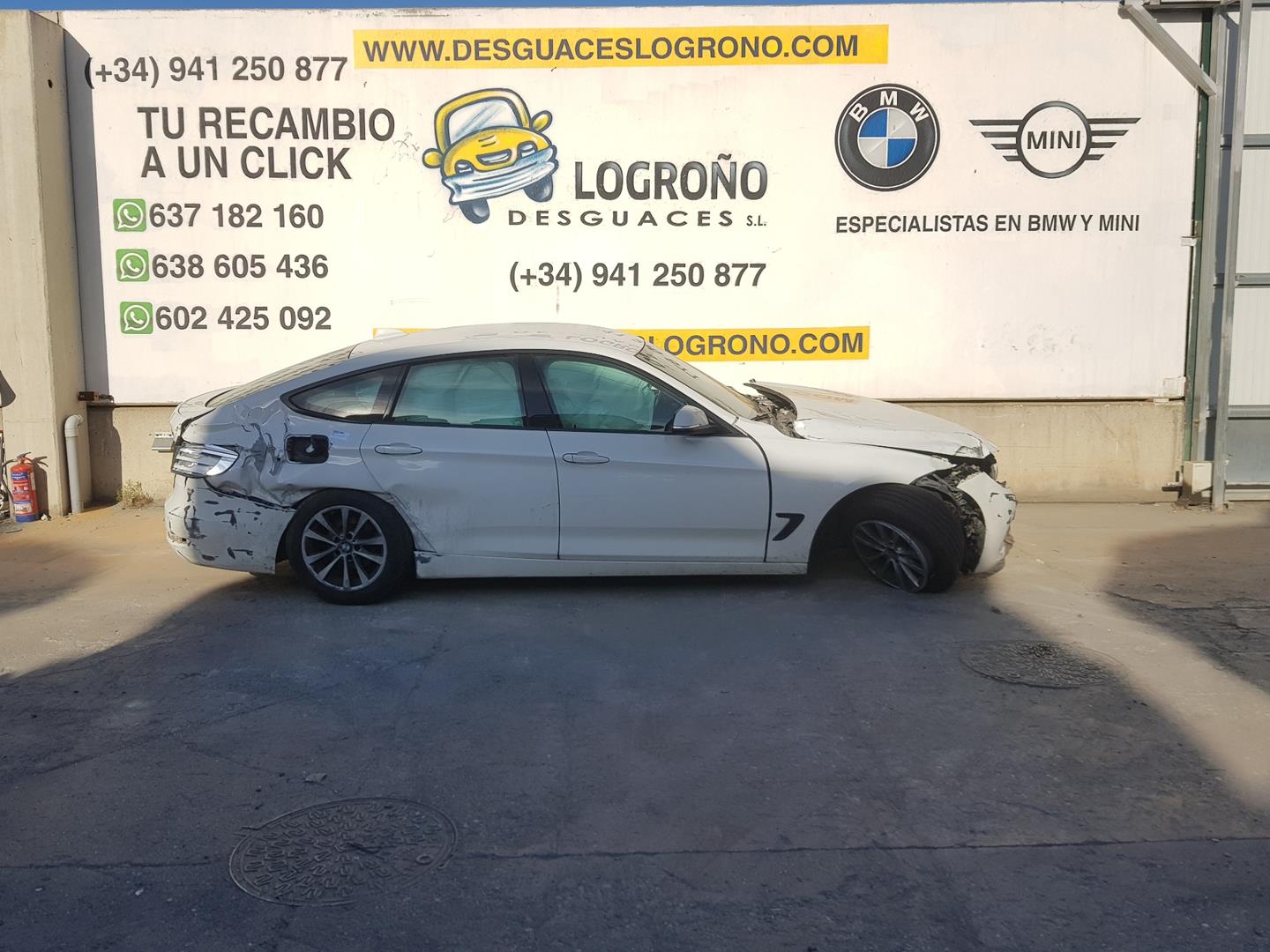 BMW 3 Series Gran Turismo F34 (2013-2017) Kairys žibintų apiplovėjas (purkštukas) 61677275657, 61677275657 19889981