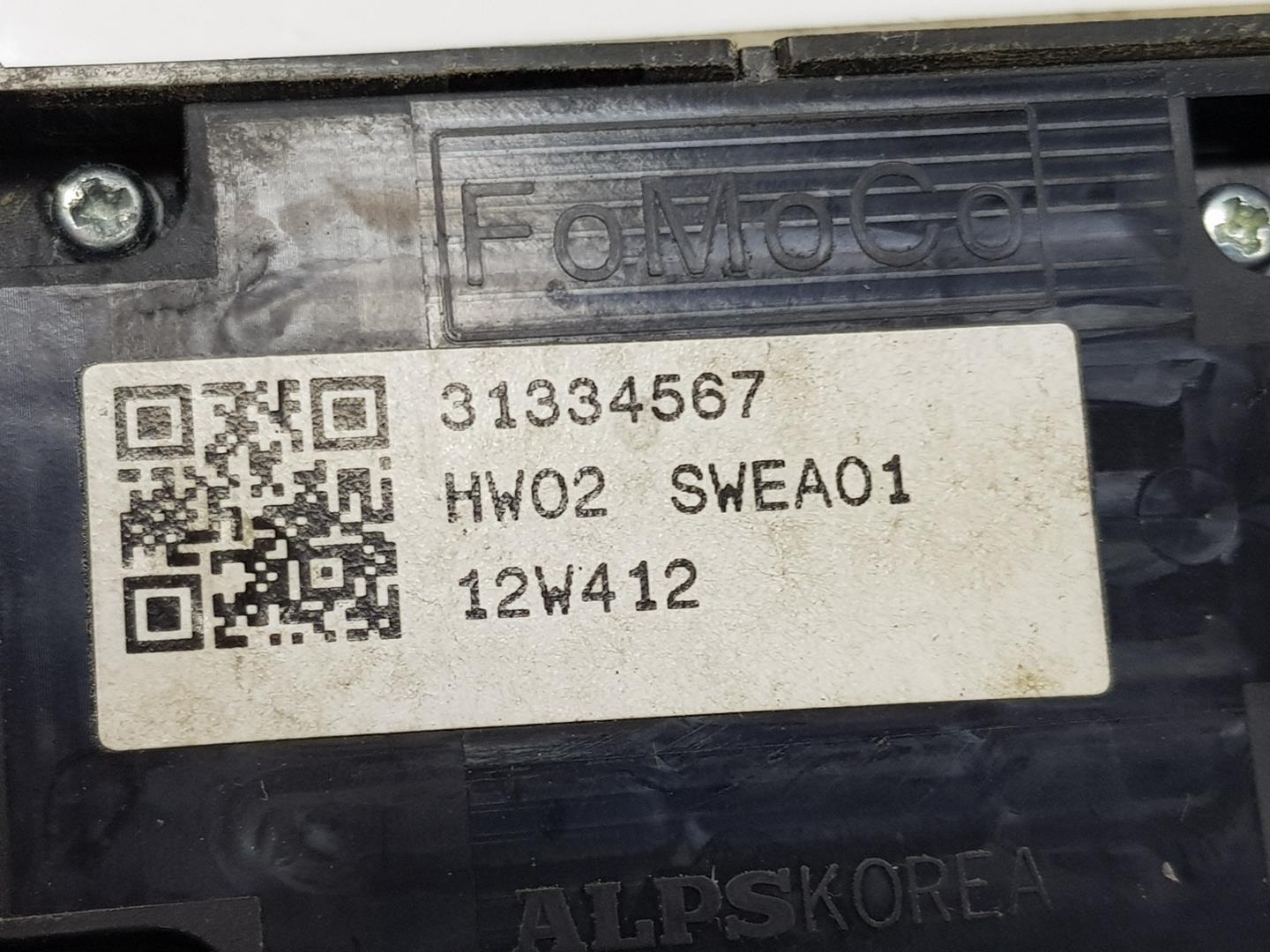 VOLVO V40 2 generation (2012-2020) Commutateur de fenêtre de porte avant gauche 31334567, 31334567 23748679