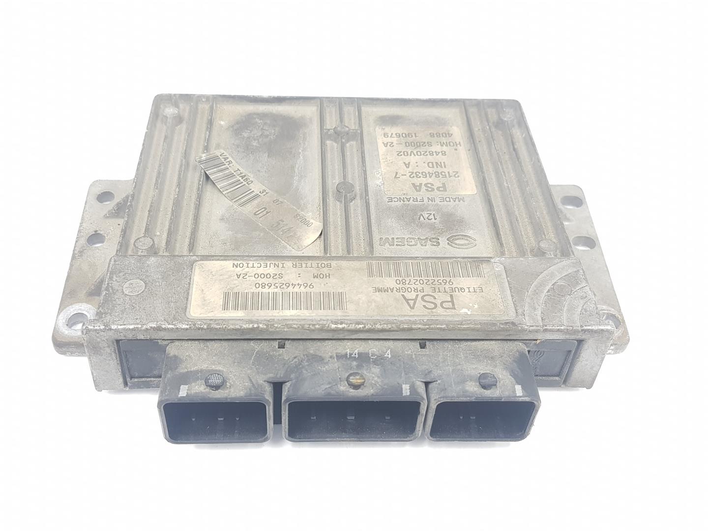 PEUGEOT 206 1 generation (1998-2009) Engine Control Unit ECU 9652202780, 9652202780 22734249