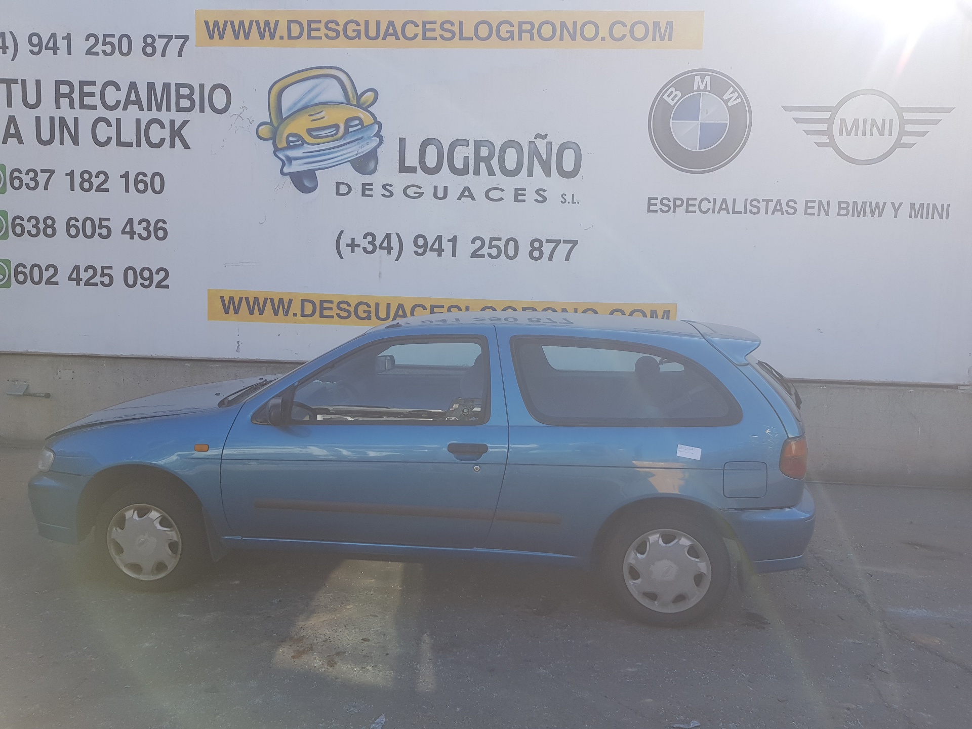 NISSAN Almera N15 (1995-2000) Kapotas 651001N030,651001N030,COLORAZUL 21076232