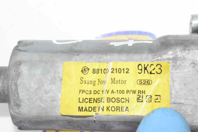 SSANGYONG Actyon 1 generation (2005-2012) Moteur de commande de vitre de porte arrière droite 8810021014, 8810021012 19605456