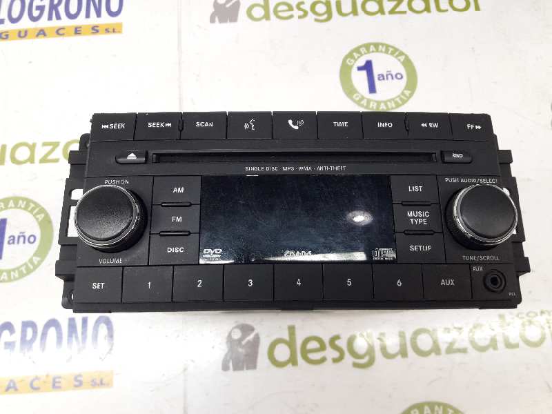 DODGE Nitro 1 generation (2007-2010) Lecteur de musique sans GPS 05064925AG, 05064925AG 19631758