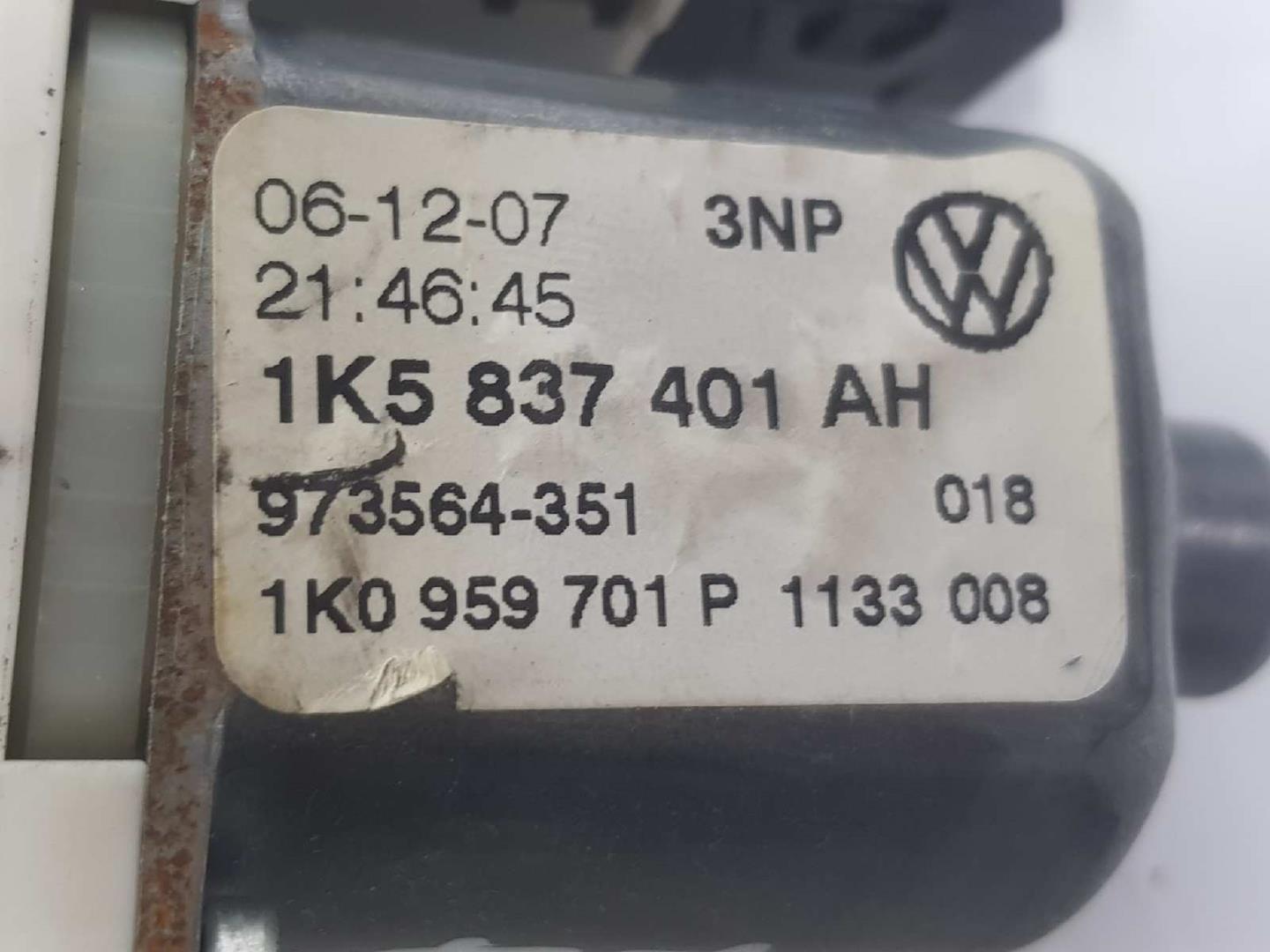 VOLKSWAGEN Jetta 5 generation (2005-2011) Motor regulator geam ușă stânga față 1K5837401AH, 9735643511K0959701P, SOLOMOTOR 19753311