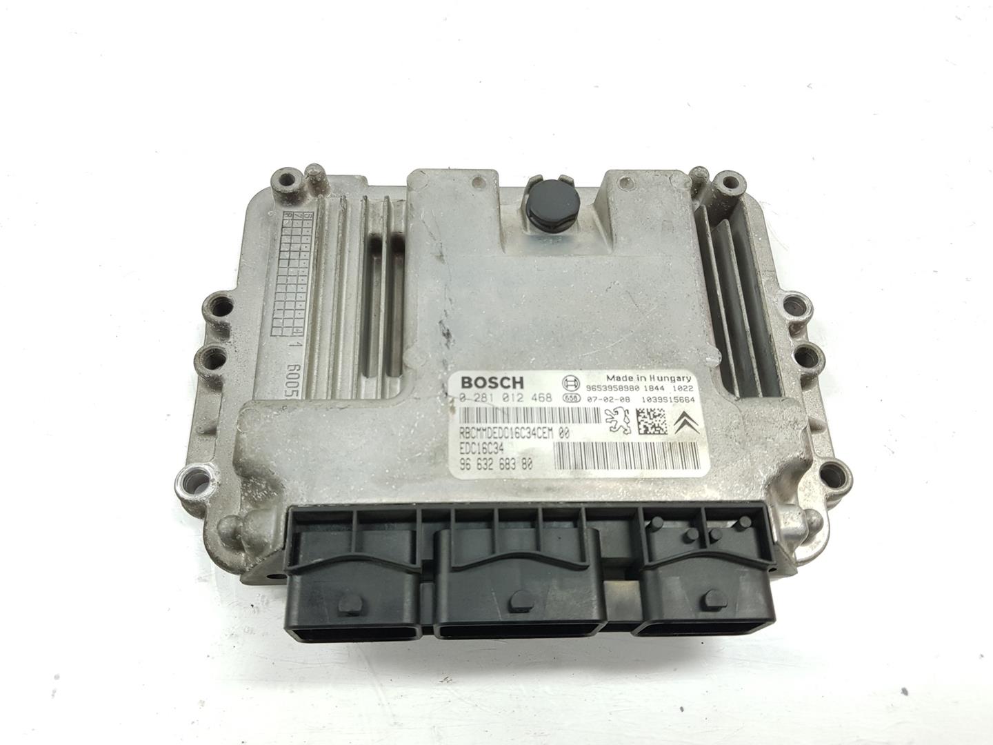 CITROËN Xsara Picasso 1 generation (1999-2010) Блок керування двигуном ECU 9663268380,9663268380 21455396